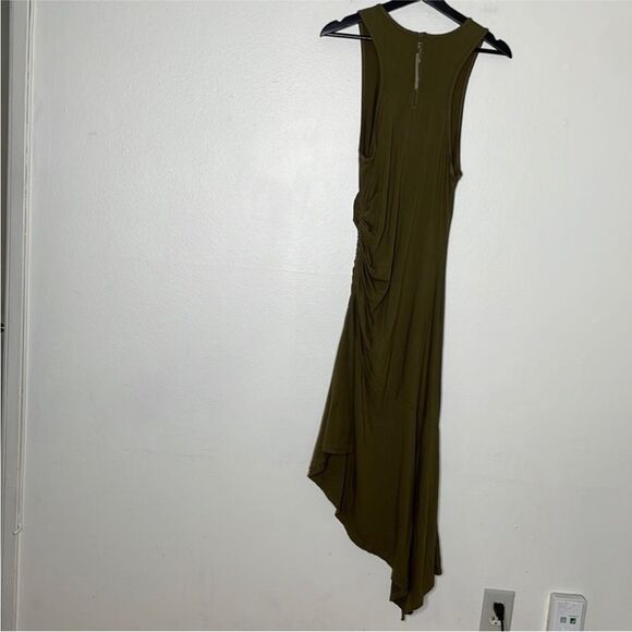 Daily Practice by Anthropologie Womens Size Medium Sleeveless Side-Ruched Dress - Picture 5 of 12